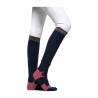 Damen-Reitsocken Flags & Cup Olbia - Marine / Kirschrot