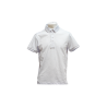 Kurzarm-Turnierpolo Herren San Remo von Flags & Cup - Weiß