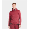 Reit-Sweatshirt mit Reißverschluss Horse Pilot Damen Tempest - Dunkelrot