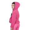 Kinder-Fleece-Sweatshirt mit Reißverschluss Equestro - Rosa Schloss