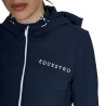 Damen-Daunenjacke aus technischem Materialmix Equestro - Marineblazer