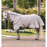 Fliegendecke für Ponys Amigo Bug Rug Plus - Silber / Titan-Grau / Silber