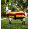 Horseware Newmarket Fleece-Decke für Ziegen - Weißgold