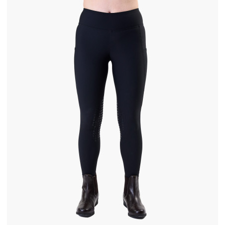 Damen-Winter-Leggings Optifit Horseware mit Knie-Grip