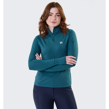 Damen-Quarter-Zip-Polo Horseware Strive Winter