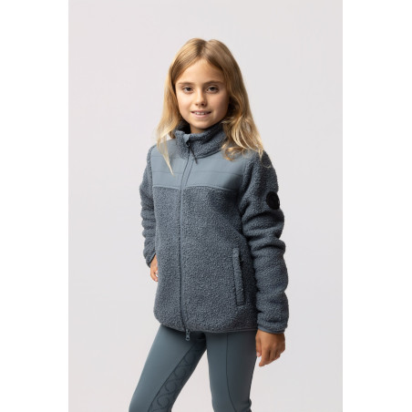 Kinder-Hybrid-Fleecejacke Misha