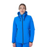 Wasserdichte Damenjacke Equestro x FISE - Blau aus Savoyen