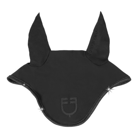 Equestro Universe Fliegenhaube aus technischem Stoff mit glitzernden Details