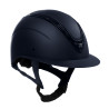 Damen-Reithelm Equestro Apocalypse mit matter Schale, EN 1384:2023 zertifiziert - Marine / glänzendes Marineblau