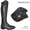 Einsatz für Stiefel PRATONI Canter - Schwarzer Strass