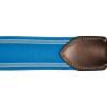 Elastisches Jagdbrustblatt Y Canter - Braun / Elektrischblau