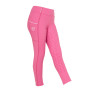Mädchen-Leggings Equestro mit Fleece-Futter - Rosa Schloss