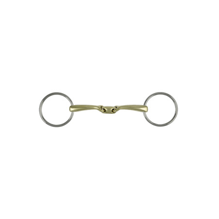 Doppelt gebrochenes Edelstahlgebiss Umbria Equitazione Modell 1257