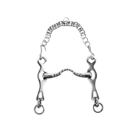 Spanisches starres Gebiss Umbria Equitazione mit gleitenden Schenkeln