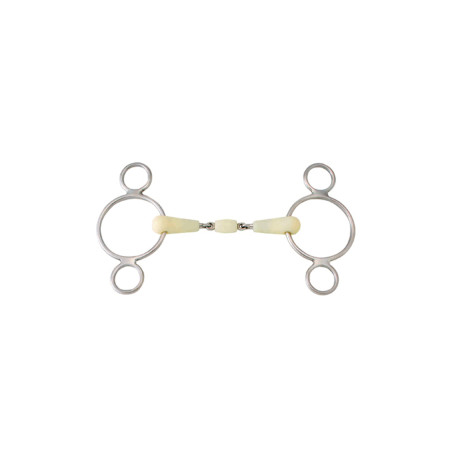 Happy Mouth Pessoa 3-Ring-Gebiss, doppelt gebrochen