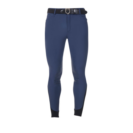 Herren-Reithose Equestro x FISE mit Knie-Grip