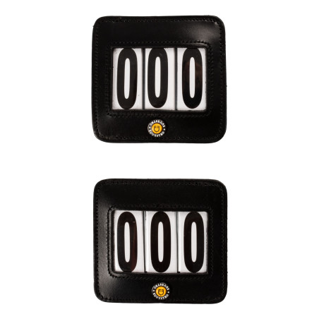 Wettbewerbsnummernhalter Equestro 3-stellig 9×8 cm