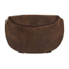 Pommel-Tasche aus Leder von Pool’s - Braun