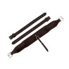 Westwood Western-Ledersattelgurt hinten - Dunkelbraun