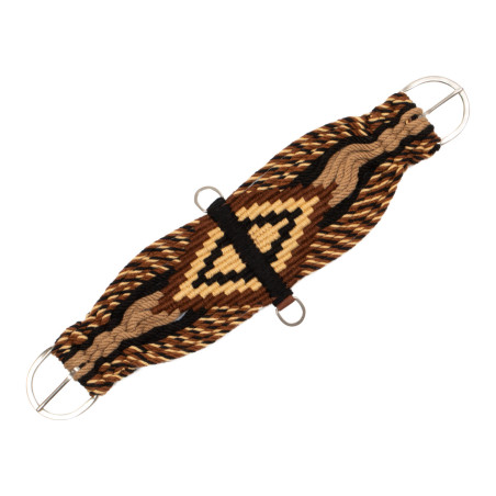 Mohair-Gurt von Pool’s mit zentraler Lederverstärkung