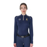 Damen-Training-Base-Layer Equestro x FISE - Marineblazer
