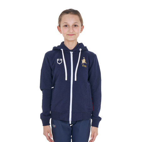 Unisex-Kinder-Hoodie aus Fleece Equestro x FISE