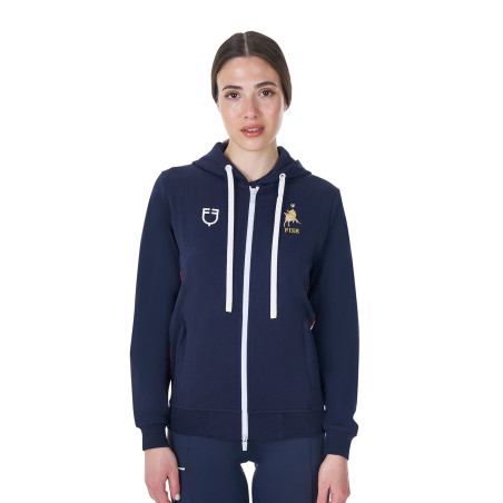 Damen-Kapuzenpullover Equestro x FISE