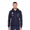 Herren-Hoodie Equestro mit Multi-Logo - Marineblazer