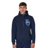 Herren-Sweatshirt Equestro EQ mit Frontreißverschluss - Marineblazer