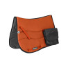 Englisches Sattelpad Burioni TT-Taschen + Sympa - Orange