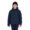 Unisex-Kinderjacke Equestro aus Nylon, wasserdicht und winddicht - Marineblazer