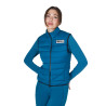Damen-Westenjacke Equestro aus Nylon - Korallenblau