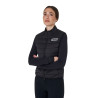 Damen-Westenjacke Equestro aus Nylon - Schwarz
