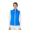 Damen ärmellose Weste Equestro x FISE, Slim Fit - Blau aus Savoyen