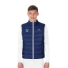 Herrenweste ohne Ärmel Equestro x FISE, Slim-Fit - Marineblazer