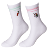 Kentucky Unicorn & Carrot Sportsocken - Weiß