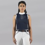 Ärmelloses Damen-Poloshirt CANDIBA Flags & Cup