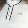 Ärmelloses Damen-Poloshirt CANDIBA Flags & Cup - Weiß