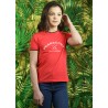 Kinder-T-Shirt COTO Flags & Cup - Koralle