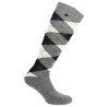 Equithème Argyle Damen Socken - Grau / Ecru