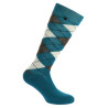 Equithème Argyle Damen Socken - Saphir / Ecru