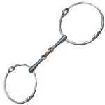 Gebiss mit großen Ringen und doppelter Gelenkverbindung Privilege Equitation