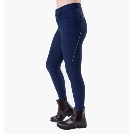 Damen-Leggings Easefit Hybrid Horseware mit Vollgrip