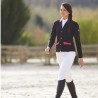 Damenjacke Sophia Privilege Reitsport - Schwarz / Fuchsia