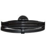 Nasenriemenmittelstück Flags & Cup bombiert 1/2 rund