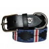 Hundehalsband Flags & Cup CHUKKA - Schwarz / Blau / Weiß / Rot