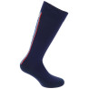 Equithème Classic Socken Blau-Weiß-Rot - Marineblau