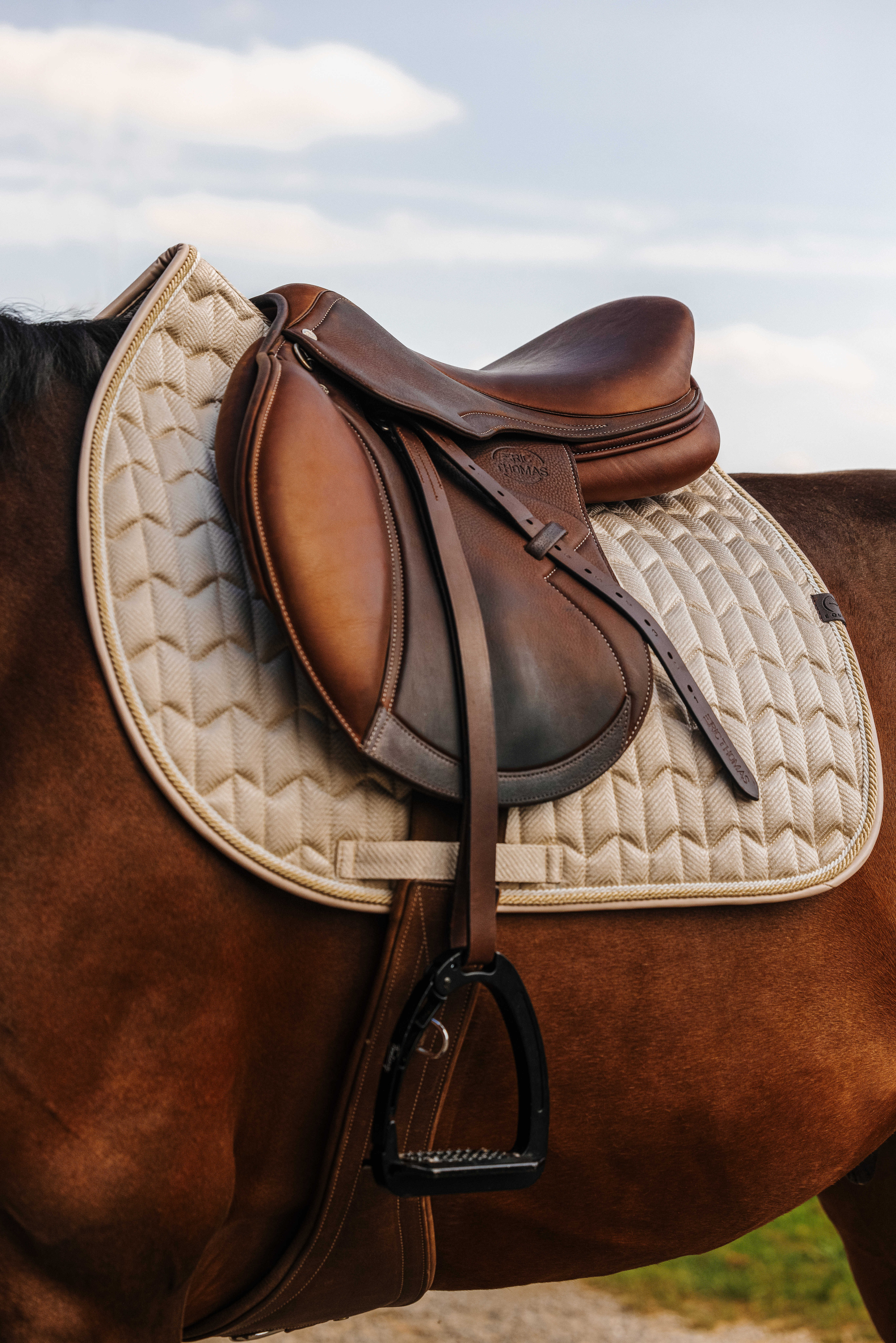 Schabracke EQUITHEME – Excelencia Creme Beige