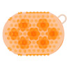 Doppelseitiger Striegel- und Massagehandschuh - Orange