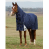 ComFiTec Ultra Turnout-Decke Weatherbeeta mit abnehmbarem Hals 100 g - Marine